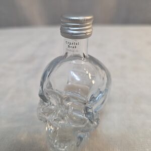 Crystal Head Skull Glass Bottle